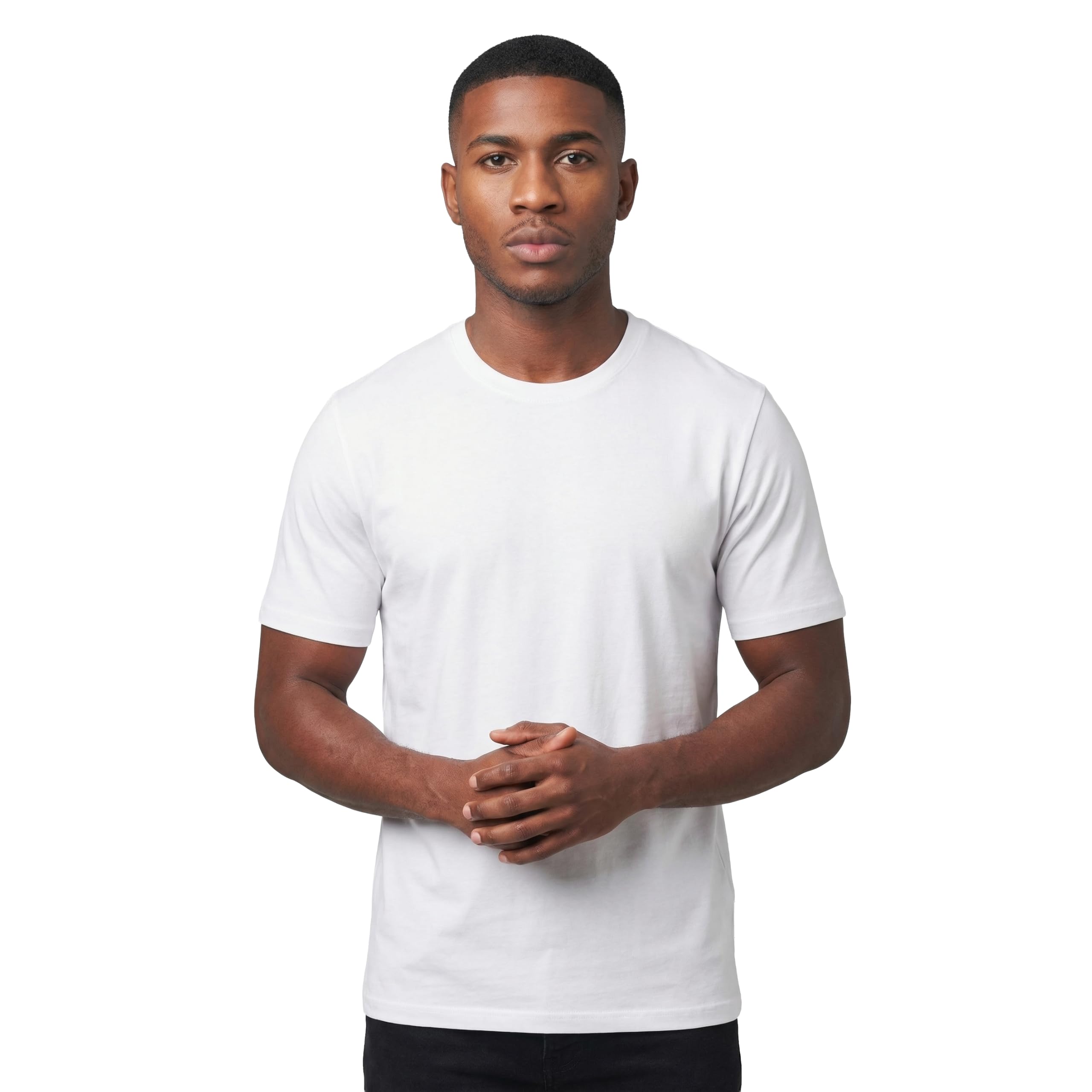 Vastra Mens 95% Premium Bamboo T-Shirt White